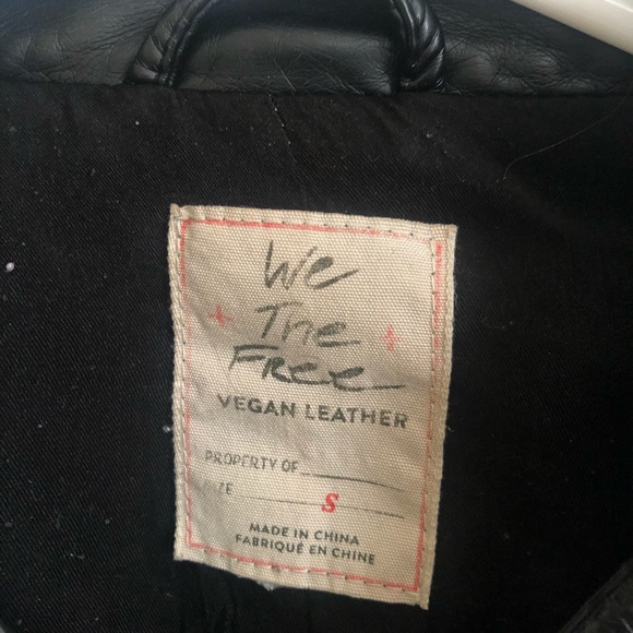 Free People Vegan Faux leather jacket - Picture 4 of 5